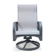 Wakefield Graphite High Back Sling Swivel Rocker - The Great Escape