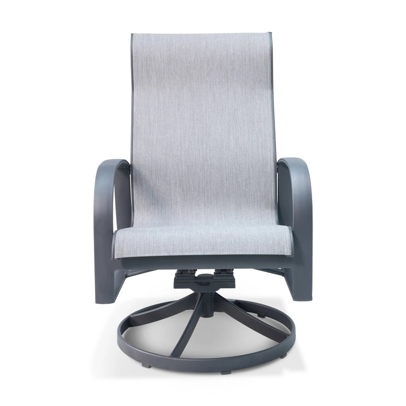Wakefield Graphite High Back Sling Swivel Rocker - The Great Escape