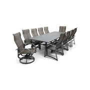 Wakefield 9 Piece Woven 44"x112" Rectangle Dining Group - The Great Escape