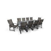 Wakefield 9 Piece Woven 44"x112" Rectangle Dining Group - The Great Escape
