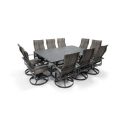 Wakefield 11 Piece Woven Dining Group W/ 60"x84" Rect. Table - The Great Escape