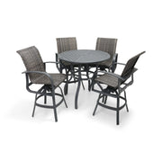 Wakefield 5 Piece Woven Bar Height Group - The Great Escape