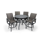 Wakefield 5 Piece Woven Bar Height Group - The Great Escape