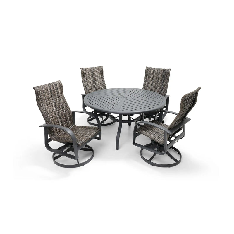 Wakefield 5 Piece Woven Dining Group - The Great Escape