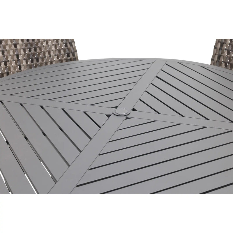 Wakefield 5 Piece Woven Dining Group - The Great Escape