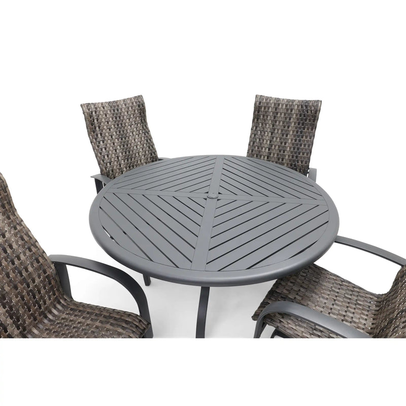 Wakefield 5 Piece Woven Dining Group - The Great Escape