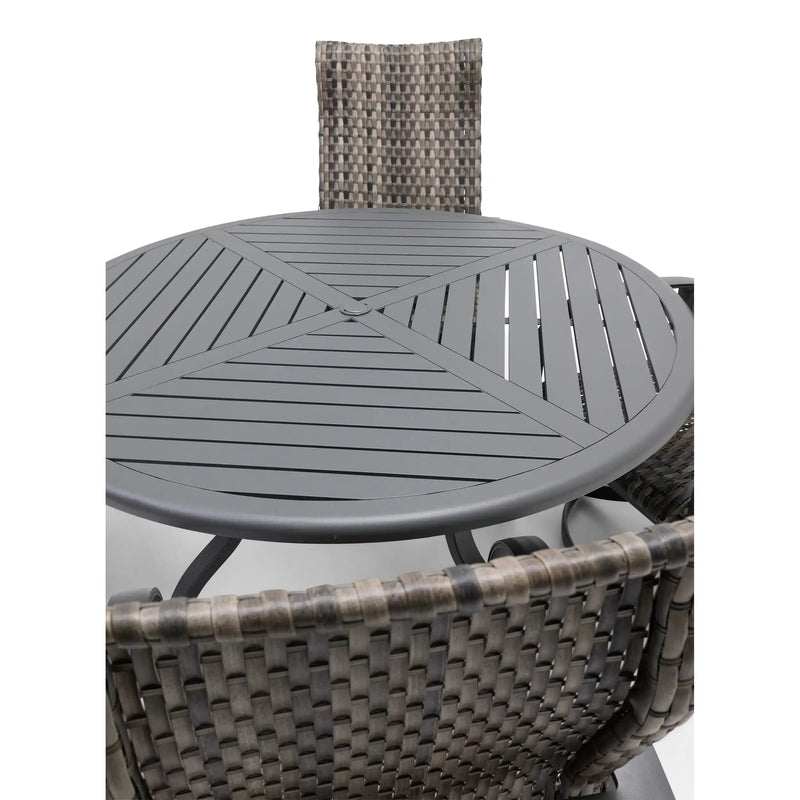 Wakefield 5 Piece Woven Dining Group - The Great Escape