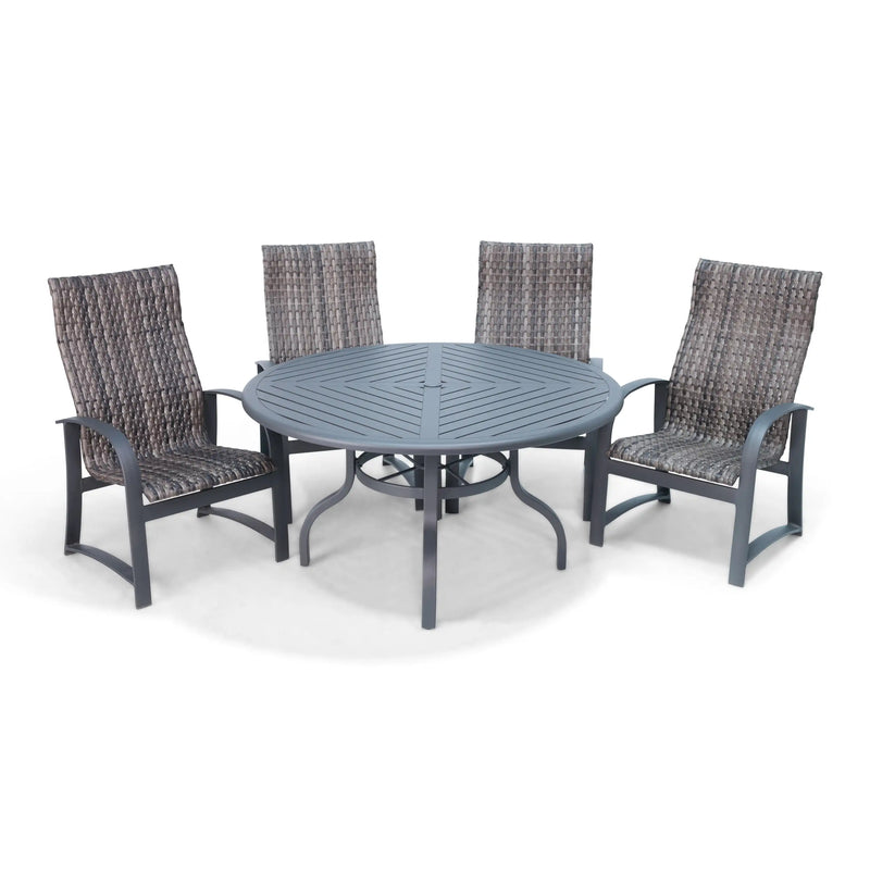 Wakefield 5 Piece Woven Dining Group - The Great Escape