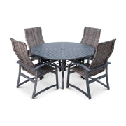 Wakefield 5 Piece Woven Dining Group - The Great Escape