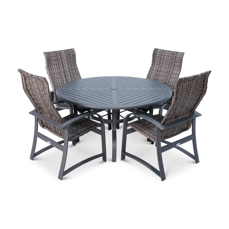 Wakefield 5 Piece Woven Dining Group - The Great Escape