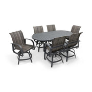 Wakefield 7 Piece Woven Counter Height Group - The Great Escape