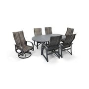 Wakefield 7 Piece Woven Oval Dining Group - The Great Escape