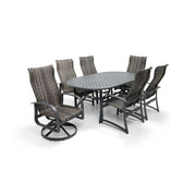 Wakefield 7 Piece Woven Oval Dining Group - The Great Escape