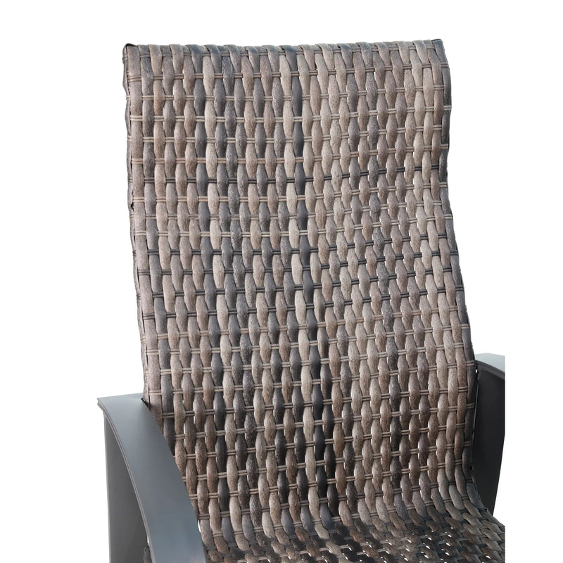 Wakefield 7 Piece Woven Dining Firepit Group - The Great Escape