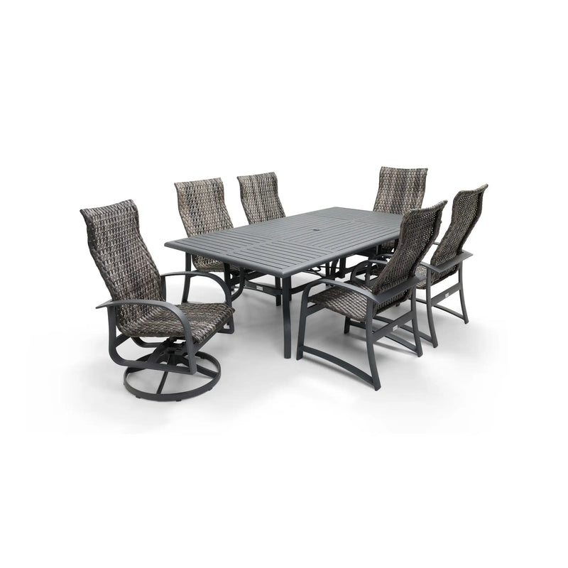 Wakefield 7 Piece Woven Dining Group - The Great Escape