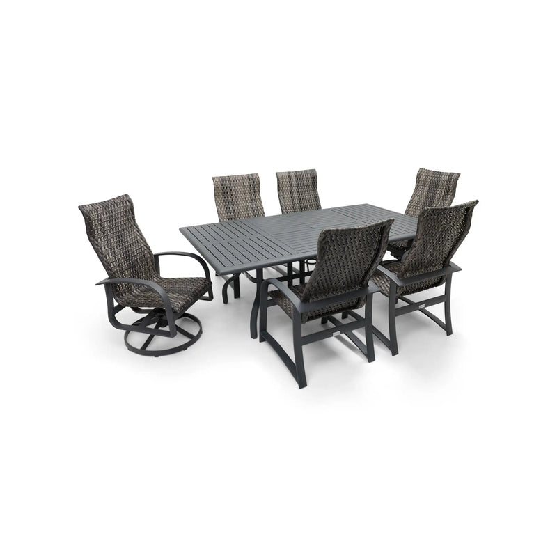 Wakefield 7 Piece Woven Dining Group - The Great Escape