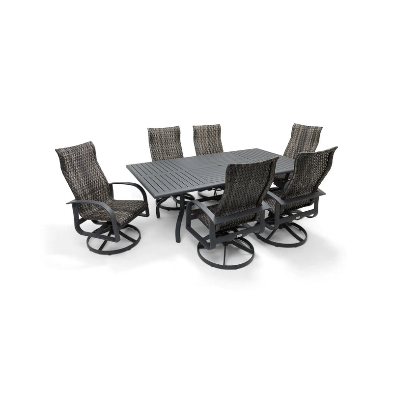 Wakefield 7 Piece Woven Dining Group - The Great Escape
