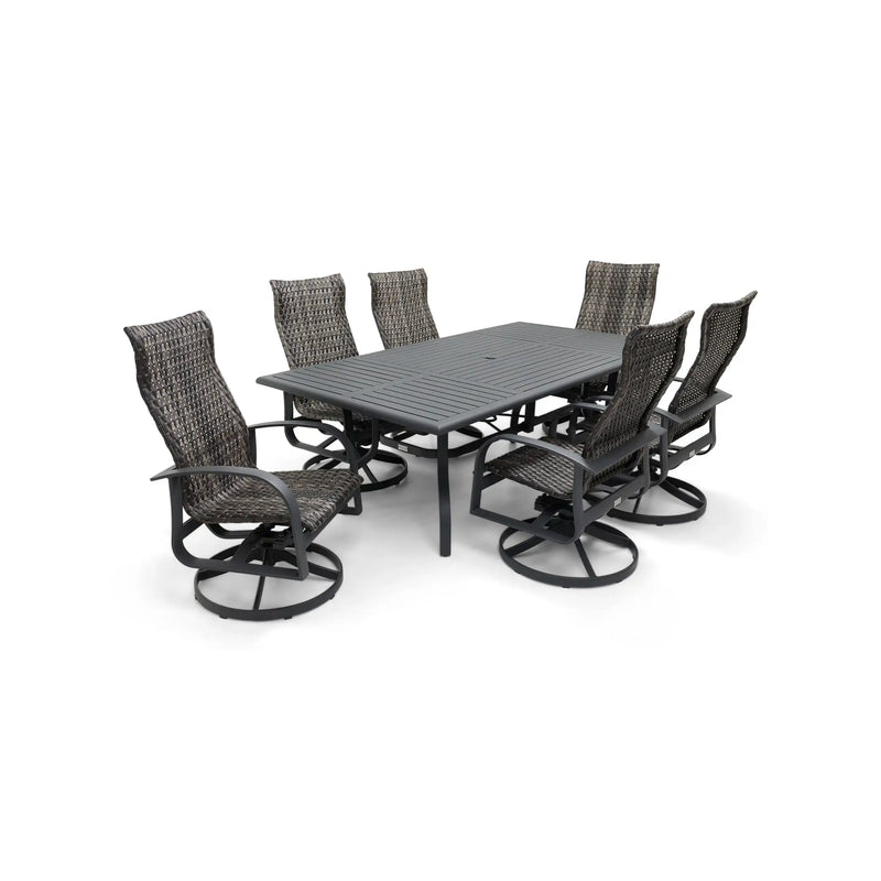 Wakefield 7 Piece Woven Dining Group - The Great Escape