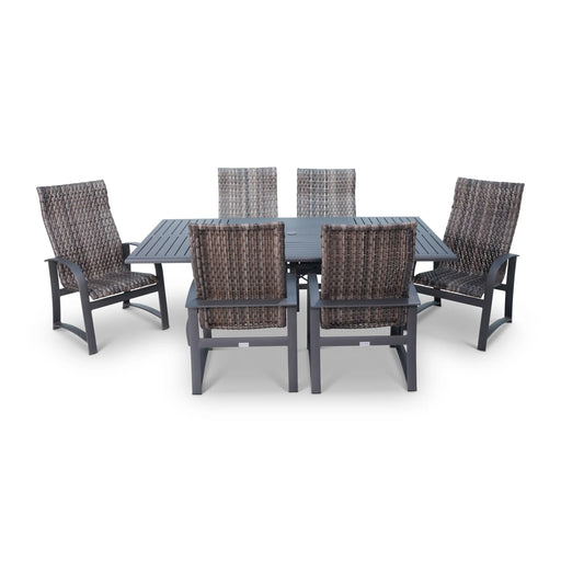Wakefield 7 Piece Woven Dining Group - The Great Escape