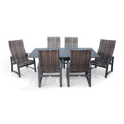 Wakefield 7 Piece Woven Dining Group - The Great Escape