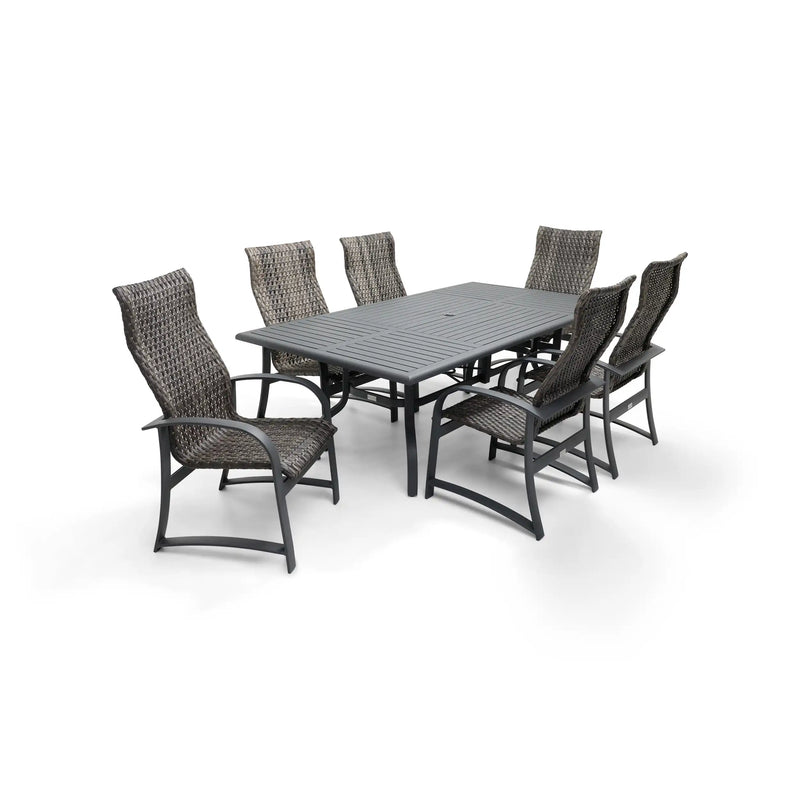 Wakefield 7 Piece Woven Dining Group - The Great Escape