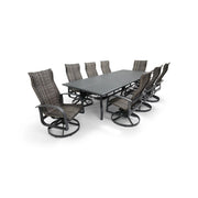 Wakefield 9 Piece Woven 44"x112" Rectangle Dining Group - The Great Escape