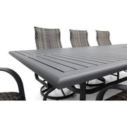 Wakefield 9 Piece Woven 44"x112" Rectangle Dining Group - The Great Escape