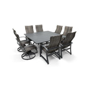 Wakefield 9 Piece Woven Square Dining Group - The Great Escape