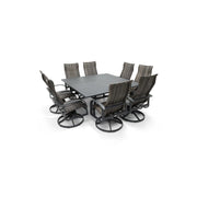 Wakefield 9 Piece Woven Square Dining Group - The Great Escape