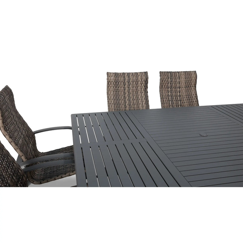 Wakefield 9 Piece Woven Dining Group - The Great Escape