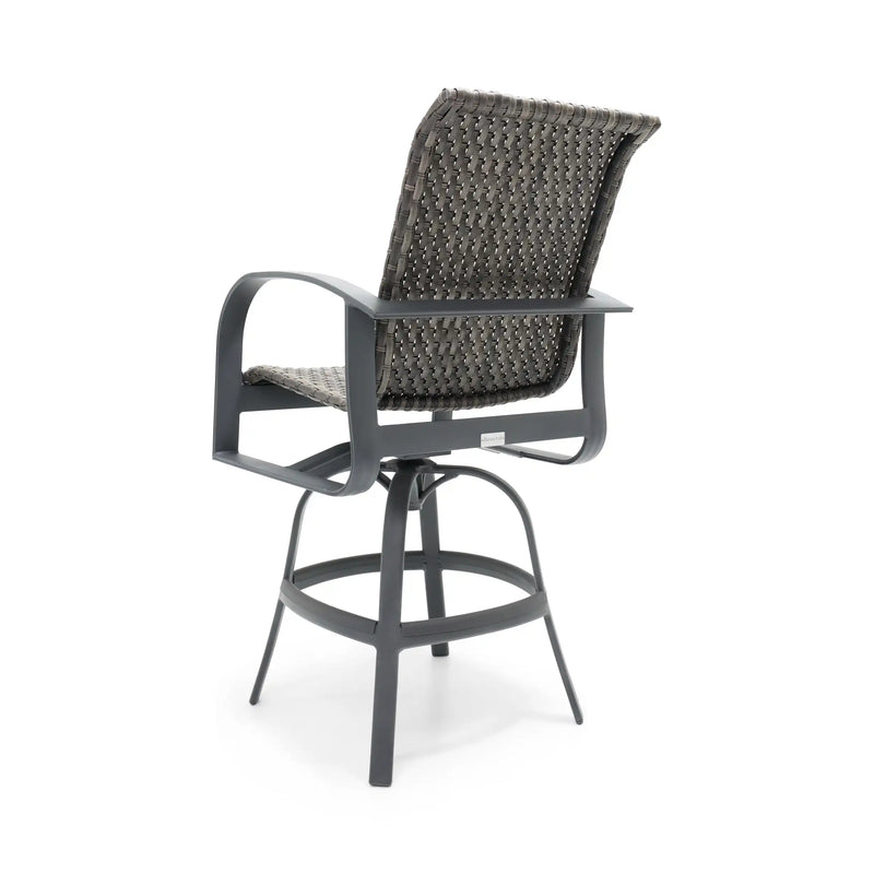 Wakefield Woven Swivel Barstool - The Great Escape