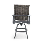 Wakefield Woven Swivel Barstool - The Great Escape