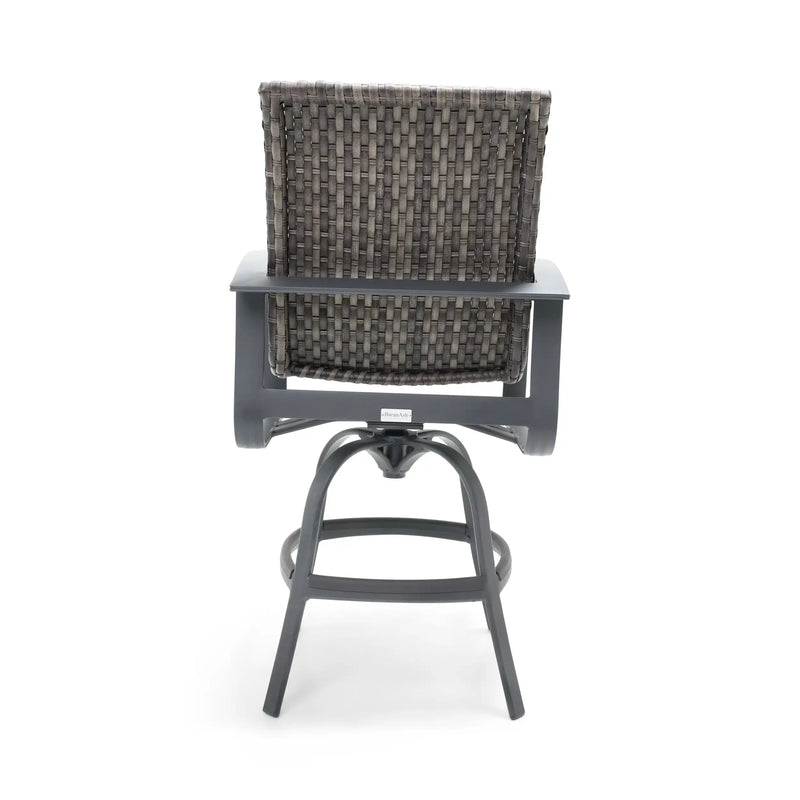 Wakefield Woven Swivel Barstool - The Great Escape