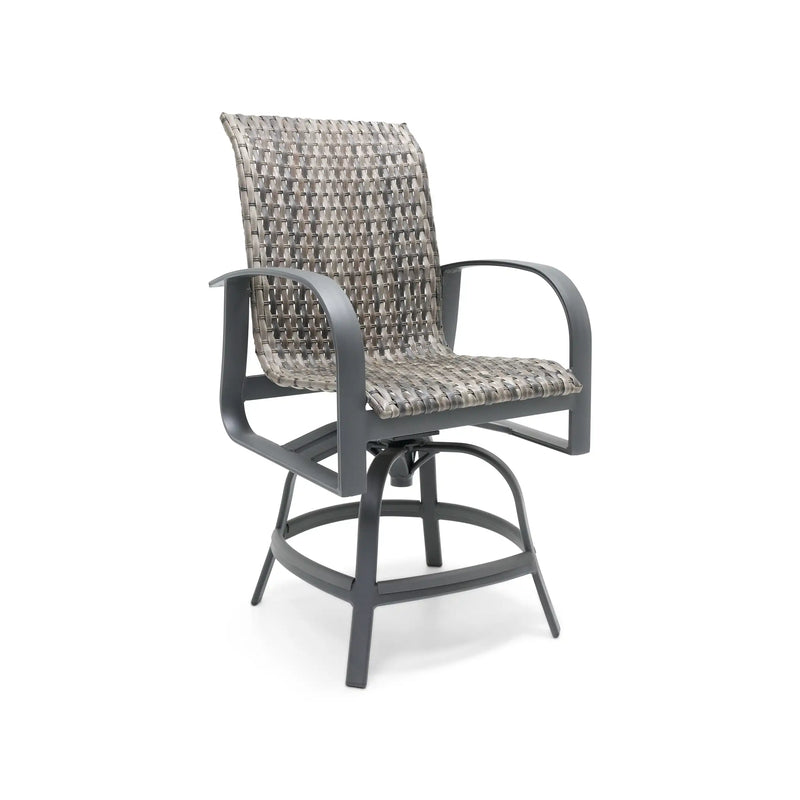 Wakefield Woven Swivel Counter Height Stool - The Great Escape