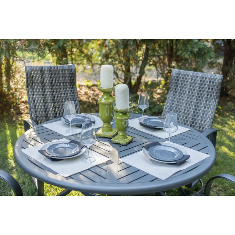 Wakefield 5 Piece Woven Dining Group - The Great Escape