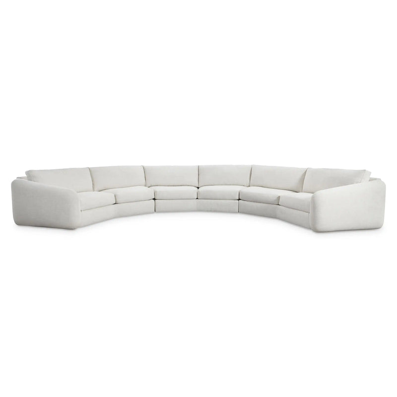 Del Sol 3 Piece Curved Sectional Group - The Great Escape