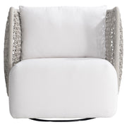 Lomani Woven Outdoor Swivel Chair - The Great Escape