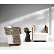 Maldives Woven 3 Piece Swivel Chair Group - The Great Escape