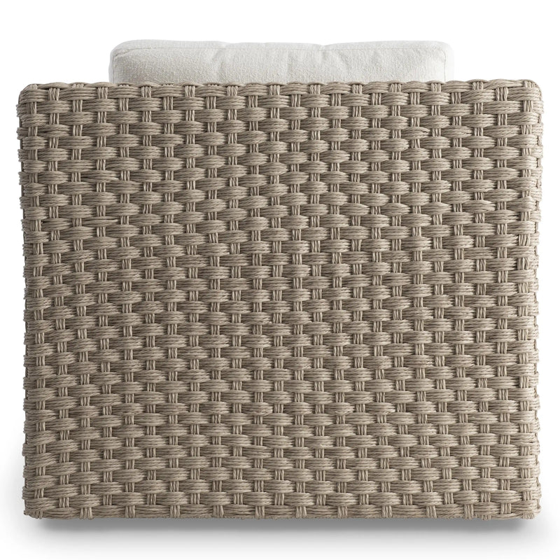Trieste Woven Swivel Chair - The Great Escape
