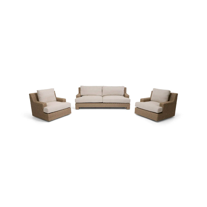 Trieste 3 Piece Woven Sofa Group - The Great Escape