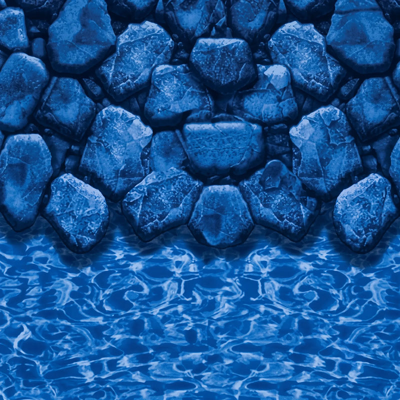 Boulder Swirl 48"/54" Overlap Pool Liner - The Great Escape