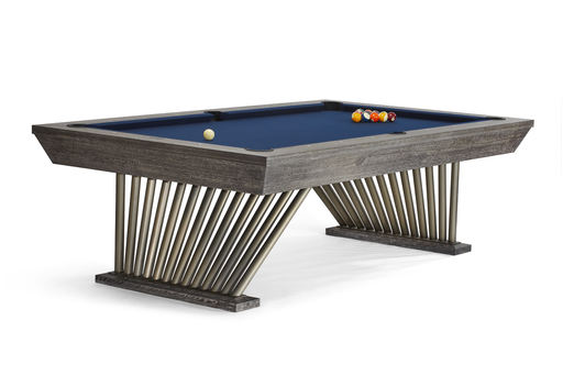 8' Brunswick Brescia Pool Table Dark Charcoal - The Great Escape