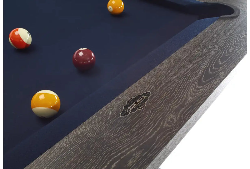 8' Brunswick Brescia Pool Table Dark Charcoal - The Great Escape
