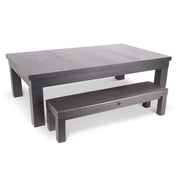 Brunswick Contender Galveston 8 Ft Table and Dining Top with Storage Bench Cues and Balls The Great Escape