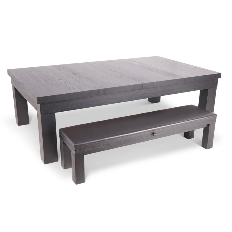 Brunswick Contender Galveston 8 Ft Table and Dining Top with Storage Bench Cues and Balls The Great Escape