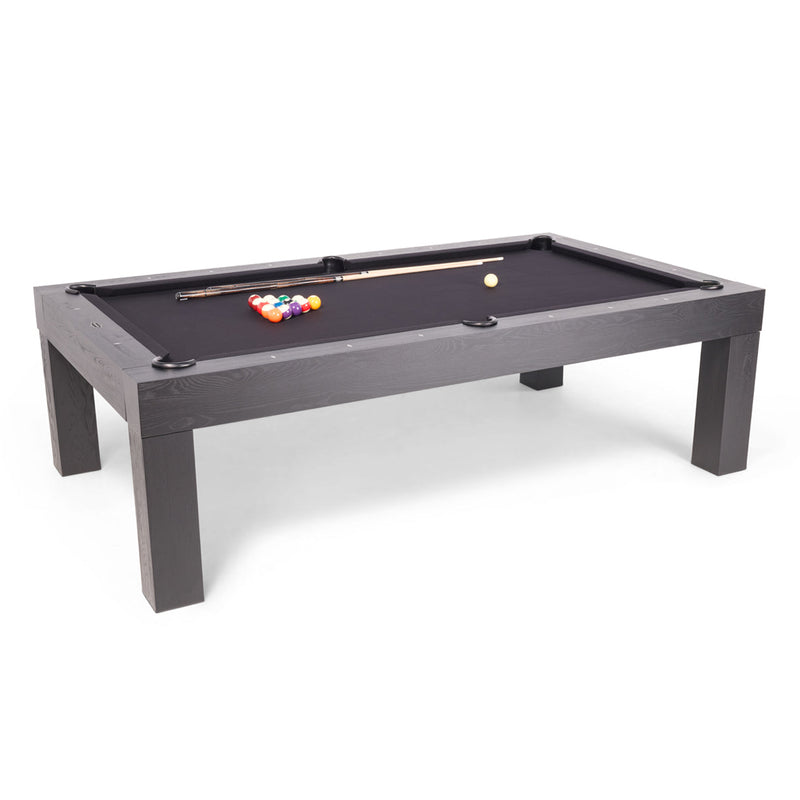Brunswick Contender Galveston 8 Ft Table with Cues and Balls Top Angle The Great Escape