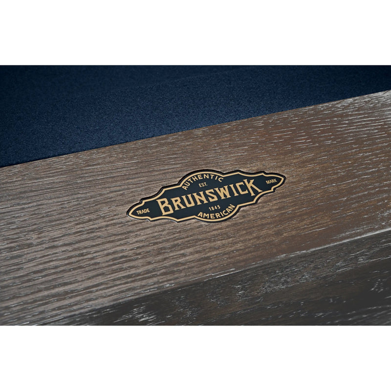 Brunswick Botanic Pool Table Dark Charcoal - The Great Escape