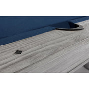 8' Brunswick Canton Pool Table Rustic Grey - The Great Escape