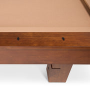 Brunswick Contender Arlington 8 Ft Table Rail Sight Leg Detail The Great Escape