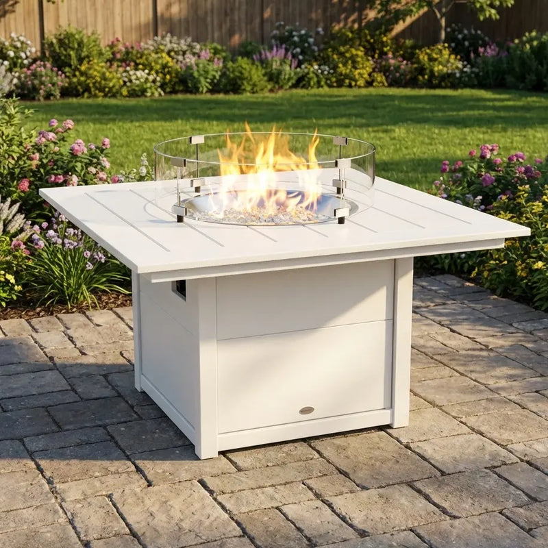 Square 42" Fire Pit Table (Vintage) - The Great Escape